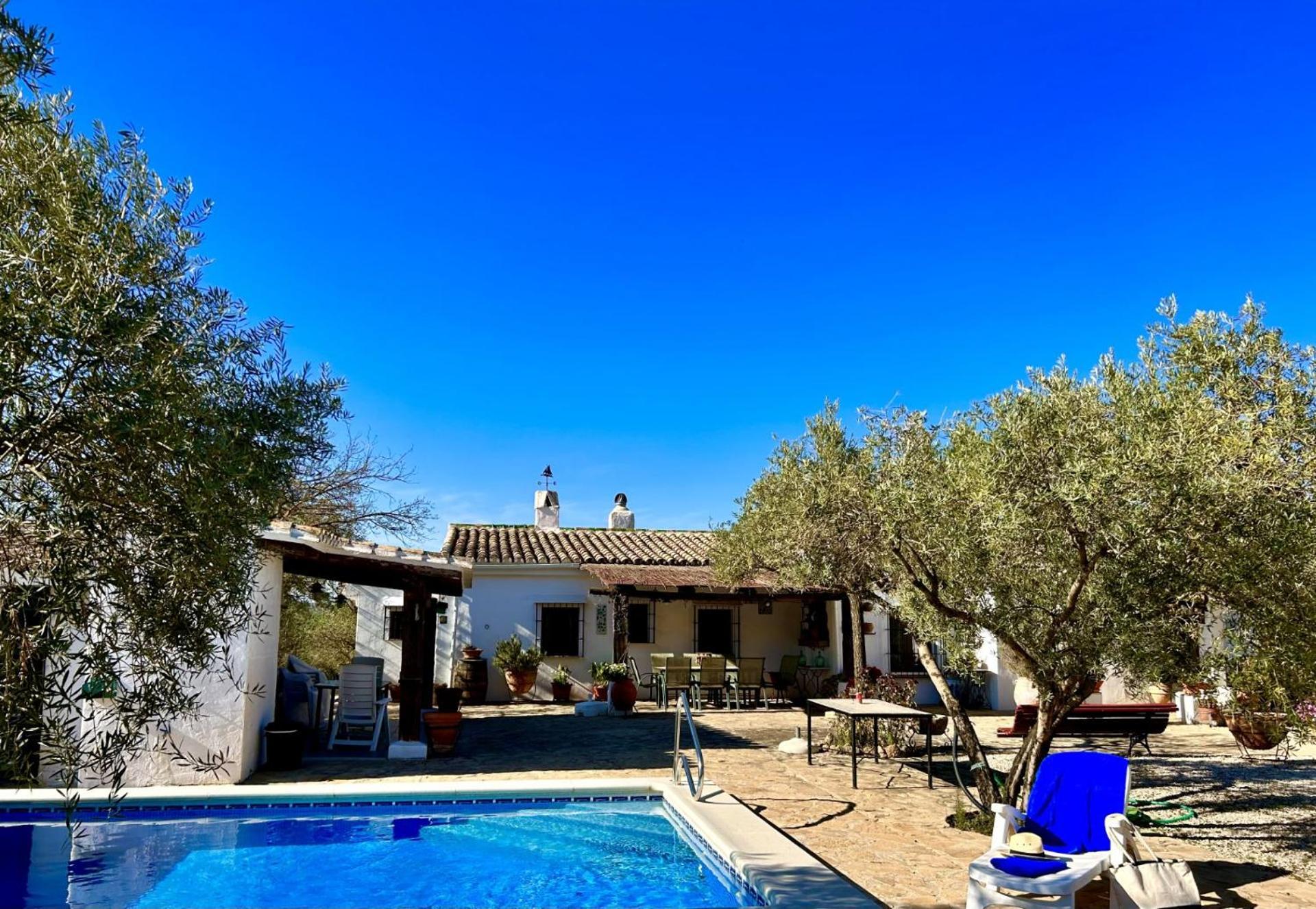 Refugio Andaluz Con Piscina Entre Olivos Villanueva de Tapia Zewnętrze zdjęcie